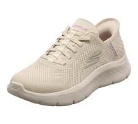 Skechers Women's GO Walk Flex Grand Entry, Off White Textile/Trim, 4.5 UK