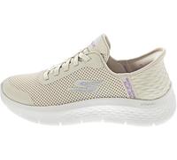 Skechers Women's GO Walk Flex Grand Entry, Off White Textile/Trim, 7 UK