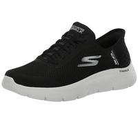 Skechers Women's Go Walk Flex Hands Free Slip-ins-Grand Entry Sneaker, Black/White, 10.5