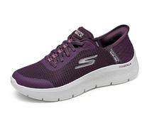 Skechers Women's Go Walk Flex Hands Free Slip-ins-Grand Entry Sneaker, Burgundy, 3 UK