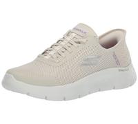 Skechers Women's Go Walk Flex Hands Free Slip-ins - Grand Entry, Off-white, 9 Narrow