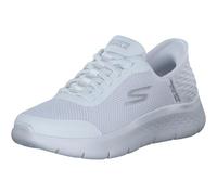 Skechers Women's Go Walk Flex Hands Free Slip-ins - Grand Entry, Off-white, 9 Narrow