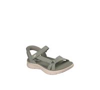 Skechers Women's GO WALK Flex Illuminate Sandal in Green | Size: 8 Skechers Green 8