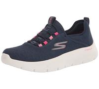 Skechers Women's Go Walk Flex Lucy Trainers, Navy Textile Trim, 4 UK