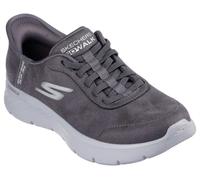 Skechers Go Walk Flex Mali CHAR Charcoal Womens trainers in a Plain Textile in Size 5