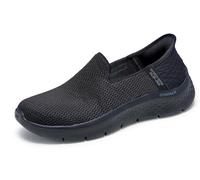Skechers Women's Go Walk Flex Relish Slipper, Black Textile/Trim, 4 UK
