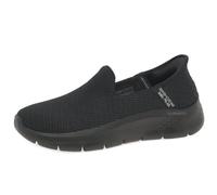 Skechers Women's Go Walk Flex Relish Slipper, Black Textile/Trim, 6 UK