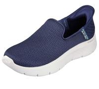 Skechers Women's GO Walk Flex Relish Trainers, Navy Textile/Trim, 4 UK