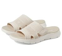 Skechers Go Walk Flex Sandal Textured Knit Slide, Natural, Size 3, Women Natural