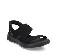 Skechers Go Walk Slip Ins BBK Black Womens Comfortable Sandals 141482 in a Plain Textile in Size 5