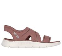 Skechers Women's Go Walk Flex Sandal Enticing Sandals, Brown Textile, 4 UK