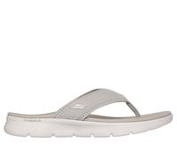 Skechers Women's GO WALK Flex Sandal - Holly Sandals in Taupe, Size 6 | Textile, Vegan, Machine Washable