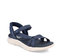 Skechers Women's GO WALK FLEX SANDAL ILLUMINATE Sandals, Navy, 5