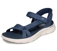 Skechers Women's GO WALK FLEX SANDAL ILLUMINATE Sandals, Navy, 6