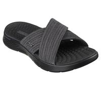 Skechers GO WALK Flex Sandal - Impressed | Black/Grey | Womens Mule Sandals