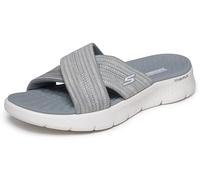 Skechers O-T-G Womens GO Walk Flex Sandal Impressed, Grey Textile, 9 UK