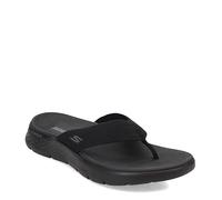 Skechers Women's Go Walk Flex Sandal Splendor Sandals/Thong Sandals, Black Textile, 3 UK