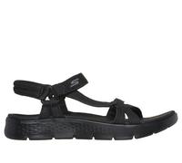 Skechers Women's GO WALK Flex Sandal - Sublime Sandals in Black, Size 6 | Textile, Vegan, Machine Washable