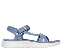Skechers Women's GO WALK Flex Sandal - Sublime Sandals in Blue, Size 5 | Textile, Vegan, Machine Washable