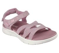 Skechers Women's Go Walk Flex Sandal Sublime Sandals, Mauve Textile, 3 UK
