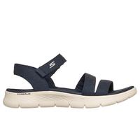 Skechers Women's GO WALK Flex Sandal - Victoria Sandals in Navy Blue, Size 5 | Textile/Synthetic, Vegan, Machine Washable