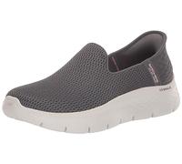 Skechers Women's Go Walk Flex Slip-ins-Relish Sneaker, Charcoal, 3.5 UK Wide