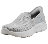 Skechers Women's Sneakers Go Walk Flex Slip-ins-Relish, Light Grey, Size 10