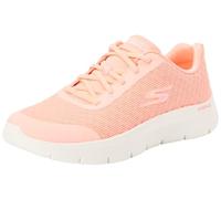 Skechers Women's GO Walk Flex Viva, Hot Pink Textile/Trim, 4 UK