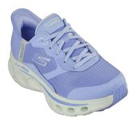 Skechers Women's Go Walk Glide Step 2.0 Belah Hands Free Slip-ins Sneaker, Blue/Lime, 7