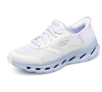 Skechers Women's Go Walk Glide Step 2.0 Belah Hands Free Slip-ins Sneaker, White/Lavender, 6.5 UK
