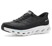 Skechers Women's GO Walk Glide-Step 2.0 Cozy Walker Trainers, Black, 6.5 UK