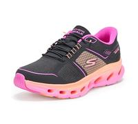 Skechers Women's Go Walk Glide Step 2.0 Elektra Hands Free Slip-ins Sneaker, Black/Multi, 10.5