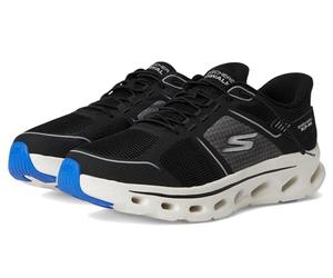 Skechers Women's Go Walk Glide Step 2.0 Elektra Hands Free Slip-ins Sneaker, Black/White, 6
