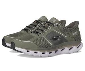Skechers Women's Go Walk Glide Step 2.0 Elektra Hands Free Slip-ins Sneaker, Olive Leaf for Me Leaf It to Me, 4.5 UK
