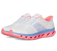 Skechers Women's Go Walk Glide Step 2.0 Elektra Hands Free Slip-ins Sneaker, White/Multi, 8