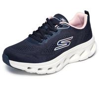 Skechers Women's Go Walk Glide-Step 2.0 Kristee Sneaker, Navy Textile/Pink Trim, 6.5 UK