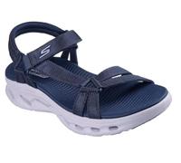 Skechers Women's Go Walk Glide-Step 2.0 Sandal Rowen Sandals, Navy/Lavender Textile, 3 UK