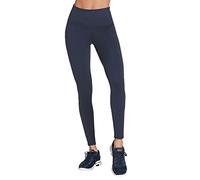 Skechers Women's Go Walk Go Flex High Waisted 2-pocket Yoga Legging Pants, Blue Iris, M