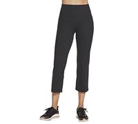 Skechers Women's GO Walk GOFLEX High Waisted Crop Pant, Black, XL