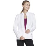 Skechers Women's Go Walk Hoodless Hoodie Jacket, White, M