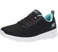 Skechers Women's Go Walk Joy Upturn Sneaker Black/Aqua 9