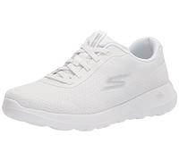 Skechers Women's GO Walk Joy-Ecstatic Sneaker, White/Blue, 9.5