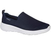Skechers Women's Go Walk Joy-Evaluate Trainers, Navy Textile White Trim, 5.5 UK