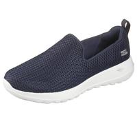 Skechers Women's Go Walk Joy-Evaluate Trainers, Navy Textile /White Trim, 7 UK