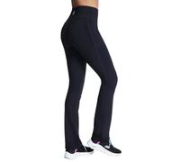 Skechers Women's Go Walk Joy-Pantalón de Cintura Alta Leggings, Black/White, XL Tall