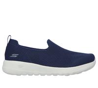 Skechers Women's GO WALK Joy - Sensational Day Slip-On Shoes in Navy Blue/White, Size 6 | Textile/Synthetic, Vegan, Machine Washable