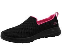 Skechers Women's Go Walk Joy Sneaker, Black/Hot Pink, 10 X-Wide