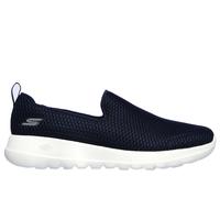 Skechers Women's GO WALK JOY Sneaker in Navy Blue/White, Size 9 | Textile, Vegan, Machine Washable