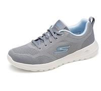 Skechers Women's Go Walk Joy Violet Sneaker, Grey/Blue, 7 UK