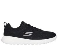 Skechers Women's GO WALK Joy - Violet Sneaker in Black/Rose Gold, Size 9 | Textile/Synthetic, Vegan, Machine Washable